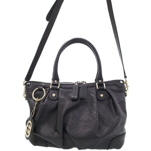 Gucci Guccissima Sukey Leather 2way Shoulder Bag